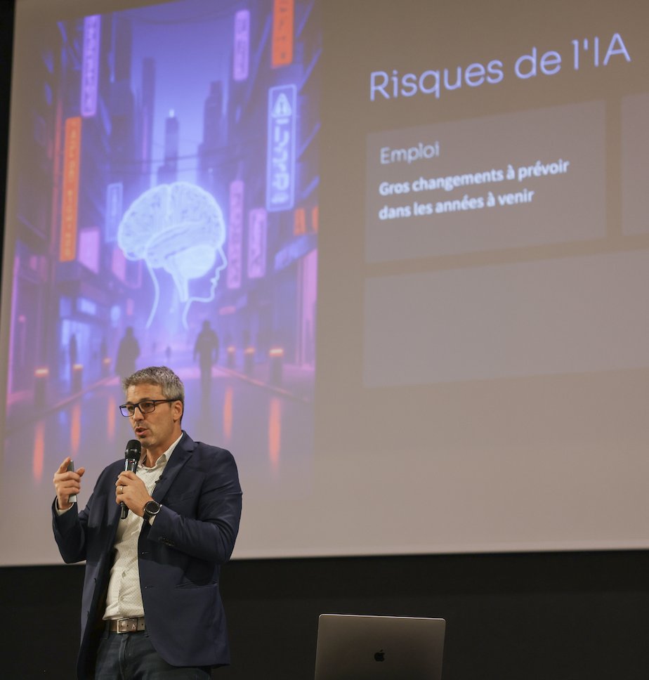 Vincent Leclerc en conférence — L'IA sans peur Vincent Leclerc en conférence — L'IA sans peur