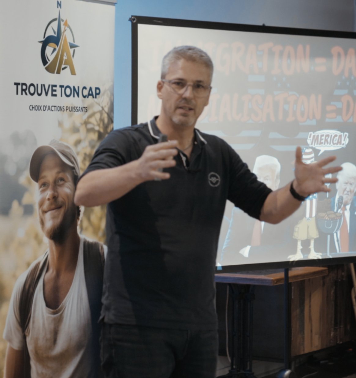 Vincent Leclerc en conférence — La Peur comme Moteur Vincent Leclerc en conférence — La Peur comme Moteur